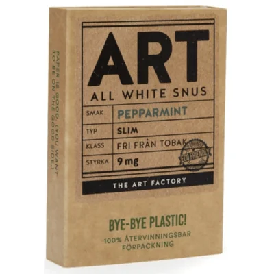 ART Pepparmint 9mg SLIM All White