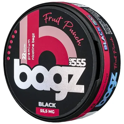 BAGZ Fruit Punch Black | 55,5 mg