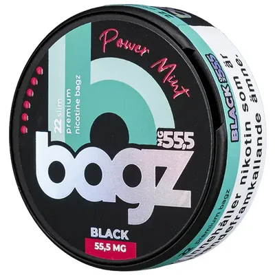 BAGZ Power Mint Black | 55,5 mg