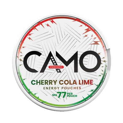 CAMO Cherry Cola Lime Energy Pouches 77mg