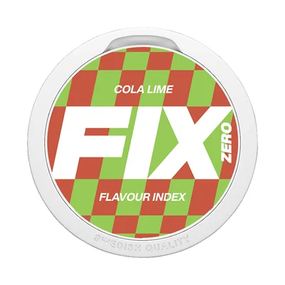 FIX Cola Lime Zero Nikotinfritt Snus