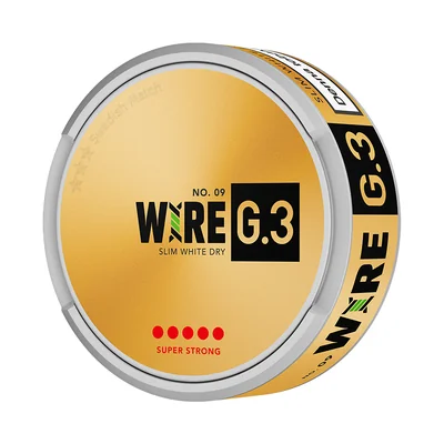 G.3 No.09 WIRE Slim White Dry Super Strong