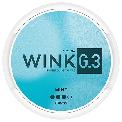 G.3 Wink Mint Strong Super Slim White