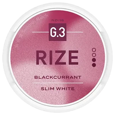 G3 RIZE Blackcurrant Slim White