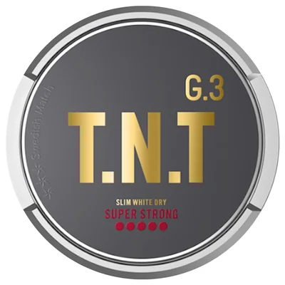 General G.3 T.N.T Extra Stark Slim White Portionssnus