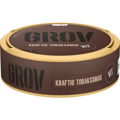 Vit Kraftig Tobakssmak