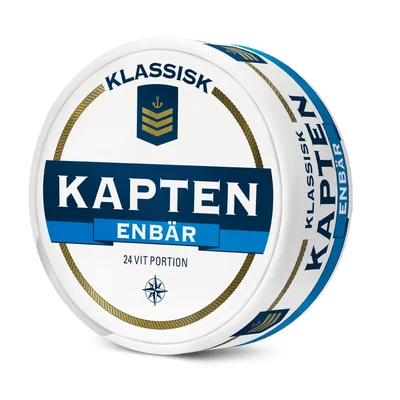 Kapten Vit Enbär Portionssnus