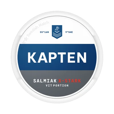 Kapten Vit Salmiak X-Stark