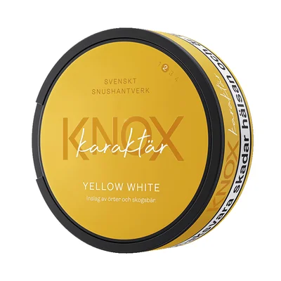 Knox Karaktär Yellow White