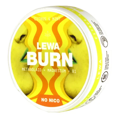 Lewa Burn Citrus Mint Koffeinsnus
