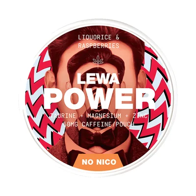 LEWA Liquorice & Raspberries Nikotinfritt Snus