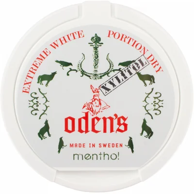 Odens Extreme Menthol Xylitol White Dry