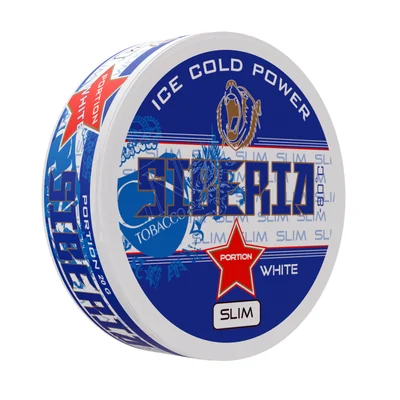Siberia -80 Degrees Blue White Slim Portion