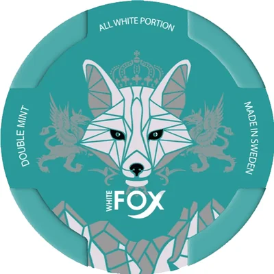 White Fox Double Mint Slim Extra Strong