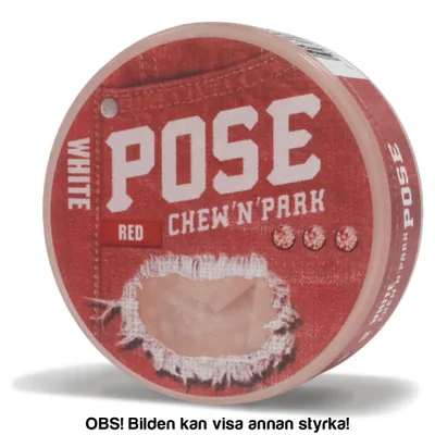 POSE 4mg Red All White