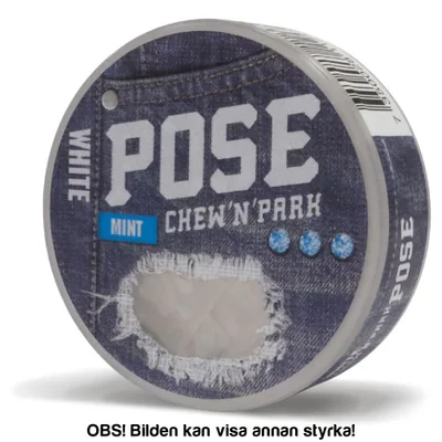 POSE 7mg Mint All White
