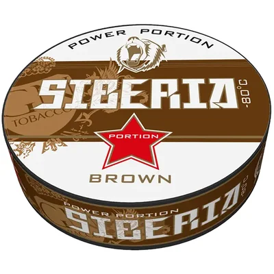 Siberia -80 Degrees Brown Portionssnus
