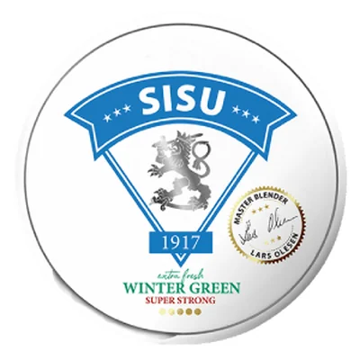 Sisu 1917 Extra Fresh Wintergreen Vit portion