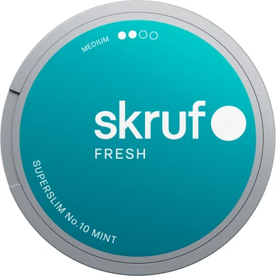Skruf Fresh No. 10 Mint Medium Superslim White