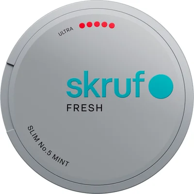 Skruf Fresh No. 5 Mint Ultra Strong Slim White