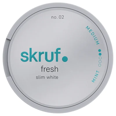 Skruf No.02 Slim Fresh White