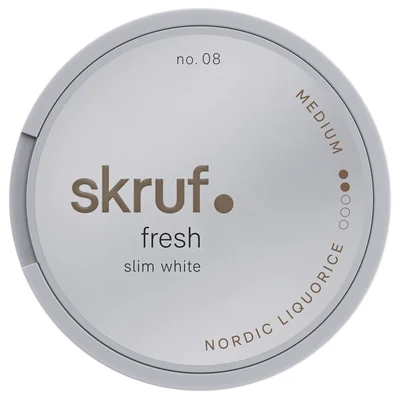 Skruf No.08 Slim Nordic White