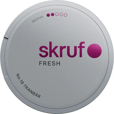 Skruf No. 19 Tranbär Medium White
