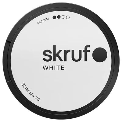 Skruf No. 25 Original Slim White Portion