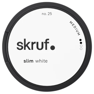 Skruf No.25 Slim Original White