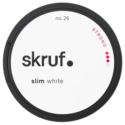 Skruf No.26 Slim Stark White