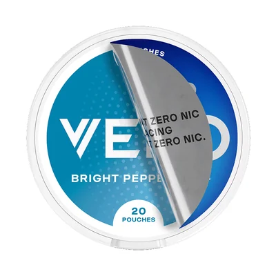 Velo Crispy Peppermint Zero Nikotinfritt Snus