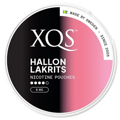 XQS Hallon Lakrits Slim 8 MG