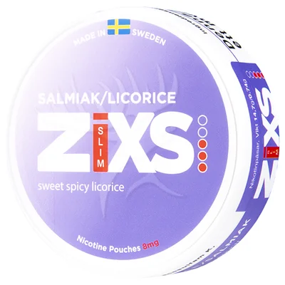 ZIXS Slim Salmiak | 6 mg